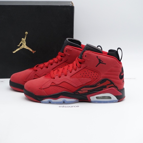 NEW Jordan MVP Sneakers DZ5577-600 Gym Red/Black - Picture 1 of 7